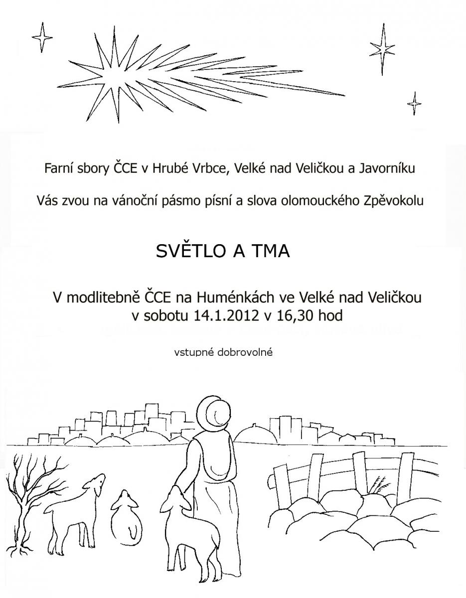 Psmo vnonch psn a slova -  v sobotu 14.1.